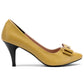 Classic Pure Yellow Heels