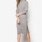 Gray Classic Dress