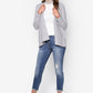 High Neck Gray Blazer