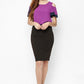 Purple Crop-top Shirt