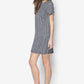 Gray Wrap Slip Dress