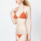Orange Triangle Bikini Set
