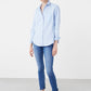 Women Blue Long Sleeve Shirt