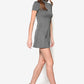 Gray Mid Satin Dress