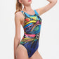 One-piece Bikini Blue Set