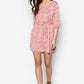 Pink Faux Fur Dress