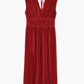 Cutout Faux Fur Wrap Dress